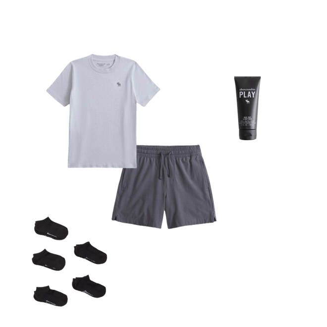 a&f hybrid shorts