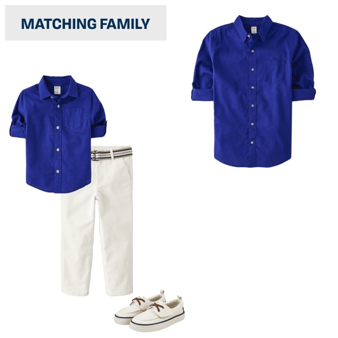 1st bundle featuring 3 items which compliment Mens Dad And Me Linen-Blend Button Up Shirt