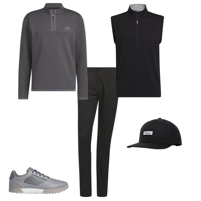 adidas Go-To 5-Pocket Golf Pants - Black, Men's Golf