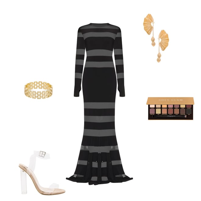 Spliced Dress Fishtail Gown
