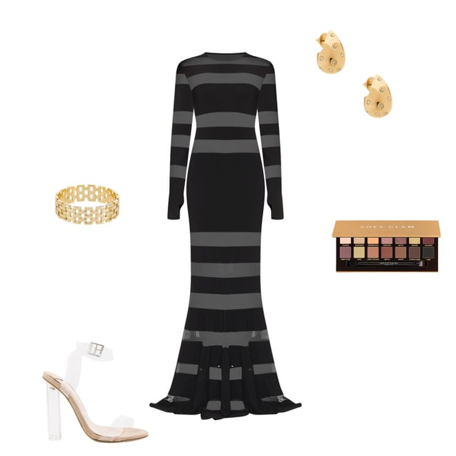 Spliced Dress Fishtail Gown