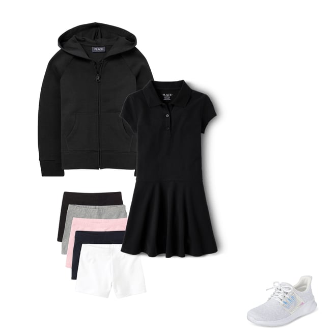 3rd bundle featuring 3 items which compliment Girls Cartwheel Shorts 5-Pack