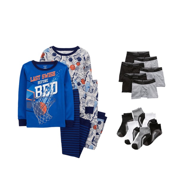 Boys basketball online pajamas