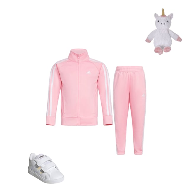 Adidas tracksuit infant on sale girl