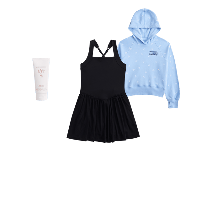 pattern logo popover hoodie