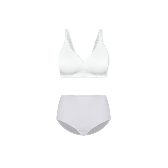 New PLAYTEX 18 HOUR Wirefree BRA Back & Side Smoothing 4049 White