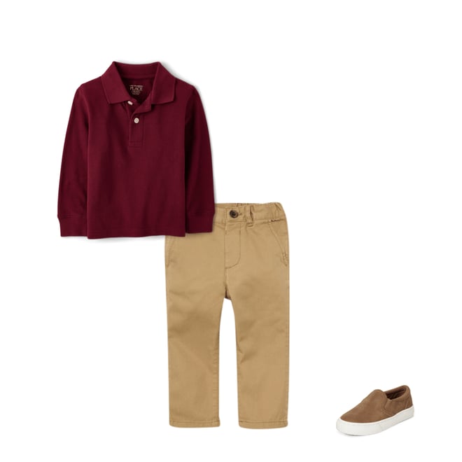 5th bundle featuring 2 items which compliment Baby And Toddler Boys Uniform Stretch Skinny Chino Pants
