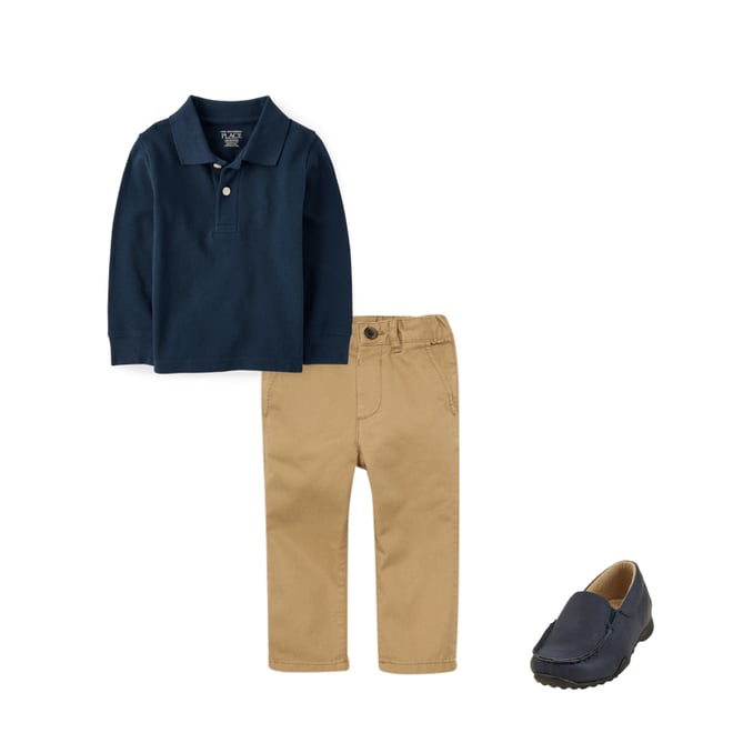 6th bundle featuring 2 items which compliment Baby And Toddler Boys Uniform Stretch Skinny Chino Pants