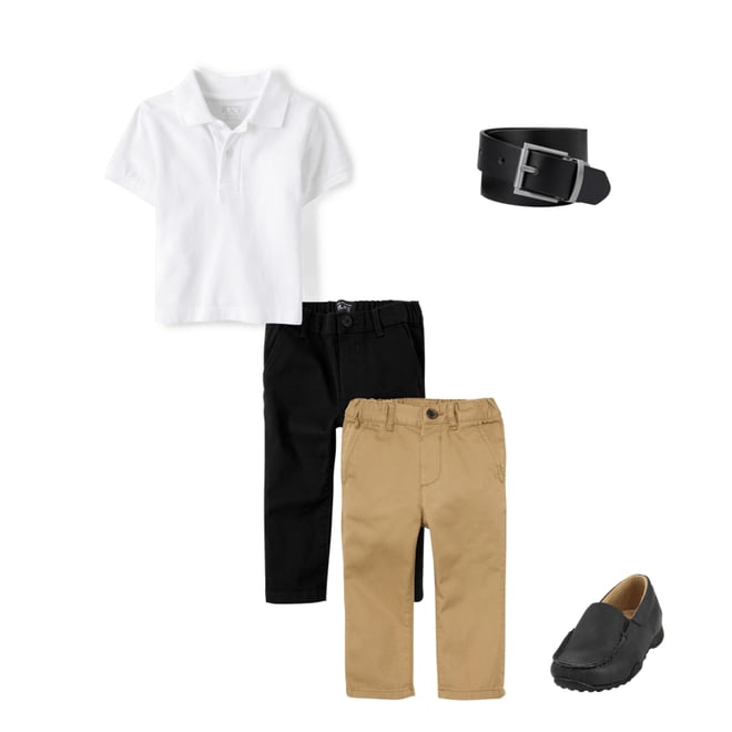 5th bundle featuring 3 items which compliment Toddler Uniform Pique Polo