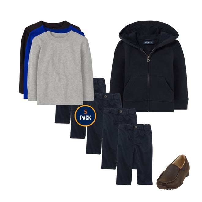 6th bundle featuring 3 items which compliment Baby and Toddler Fleece Zip Up Hoodie