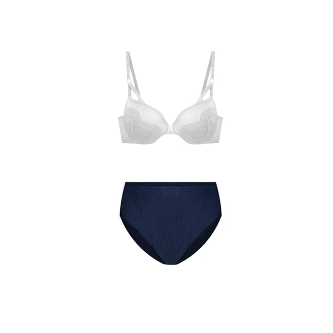 Maidenform Love The Lift Lace Cup Demi Plunge Underwire Push Up
