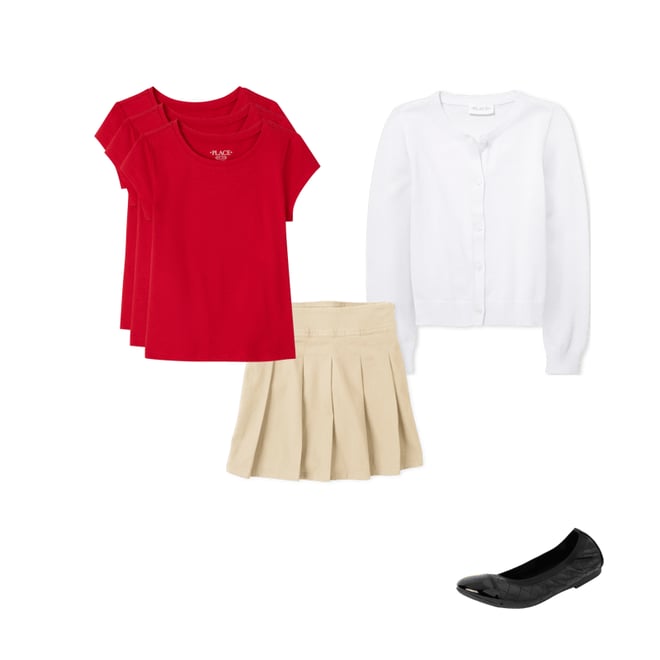 9th bundle featuring 3 items which compliment Girls Quilted Ballet Flats