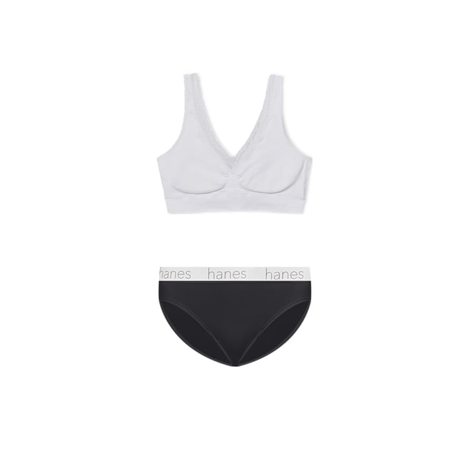 Hanes Sport Seamless, Bikini Underwear for Women, 3-Pack (Colors