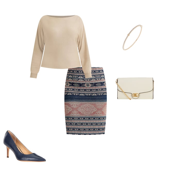 lauren ralph lauren plus size skirts for women
