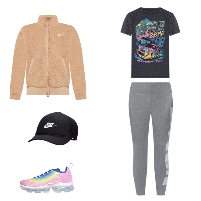 Shop Nike NSW Essential JDI Leggings CZ8534-063 grey
