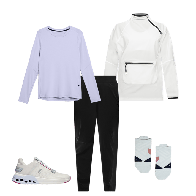 Women's Cloudnova Flux | Undyed-White & Heather | On United Kingdom