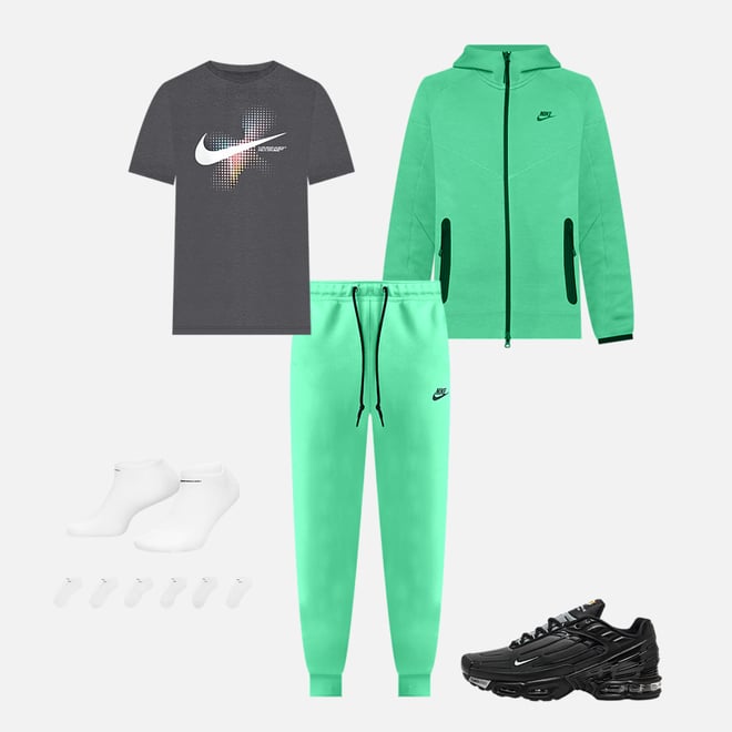 Sweatshirt Nike Sportswear Tech Fleece Full-Zip Hoodie & Joggers Set  FB7921-672/FB8002-672