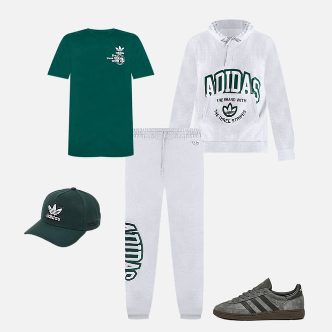 Adidas with hot sale nike outfit