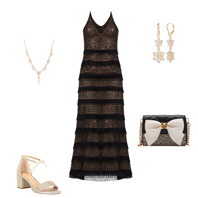 Enchantment Sequin Dress, Black – Alabaster The Label