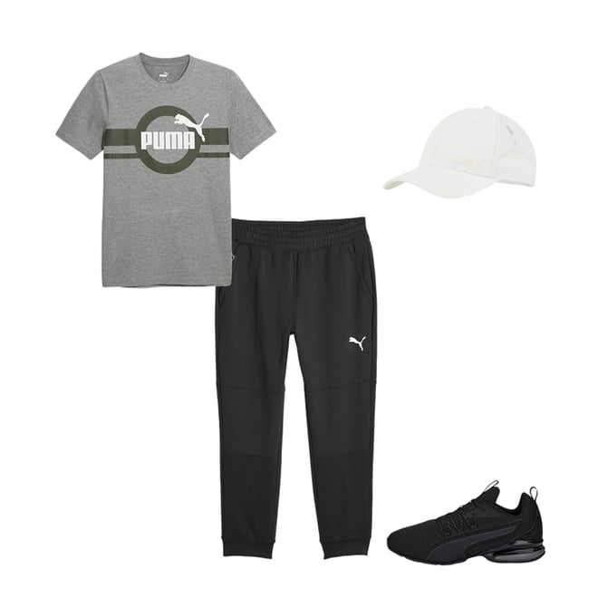 Jogger Puma Amplified Hombre Gris