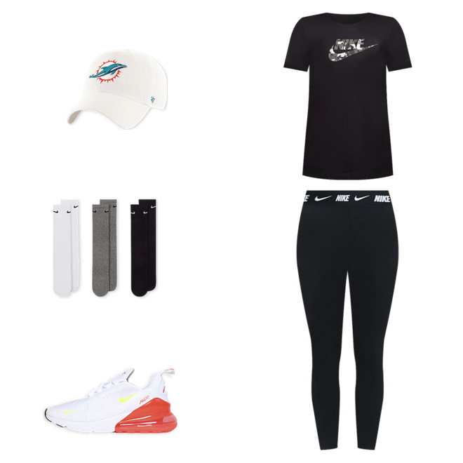  [Nike] Nike Sportswear W Nsw Club Hw Lggng DM4651 010  [Parallel Import], Black : Clothing, Shoes & Jewelry