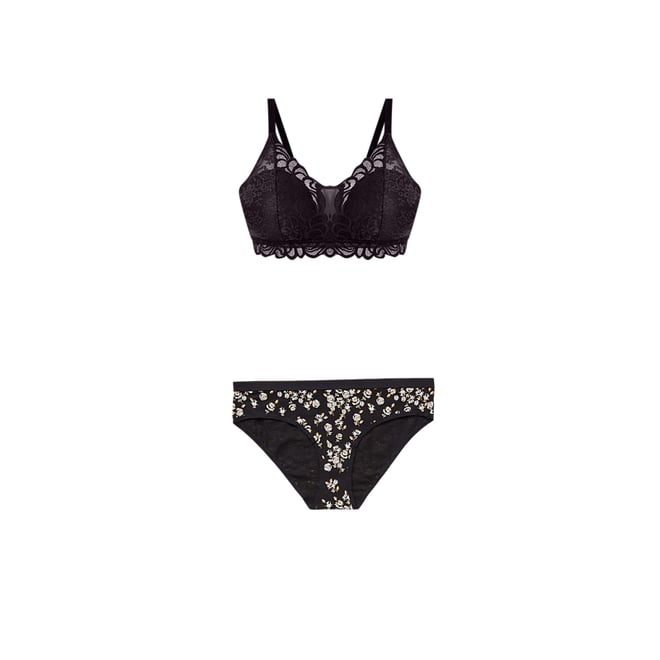 Bali Bras - A little bit of lace, a whole lot of love. 🖤 Dress up your top  drawer with our Lace Desire® bra + hi-cut brief set!   #LaceDesire #BaliBras