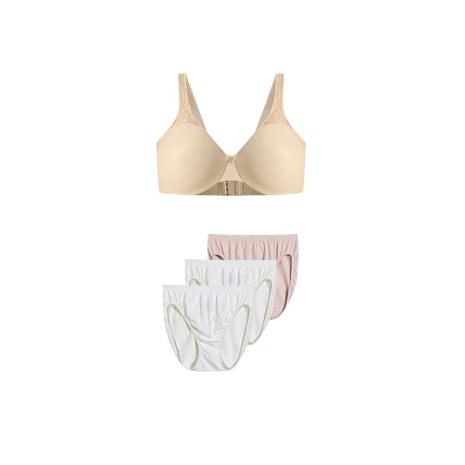 Bali Womens Passion for Comfort Minimizer Bra, Hidden Underwire, Seamless  Cups, Full-Coverage