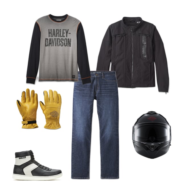 Men's Helm Leather Work Gloves - Natural