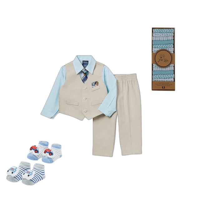 Izod baby boy 2025 suit