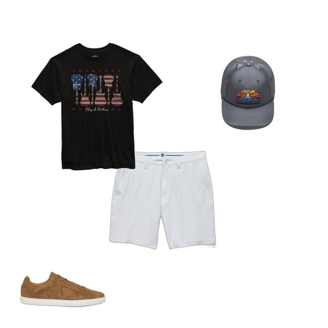 1st bundle featuring 3 items which compliment  Pivot Performance Shorts - 8" Inseam - Light Grey