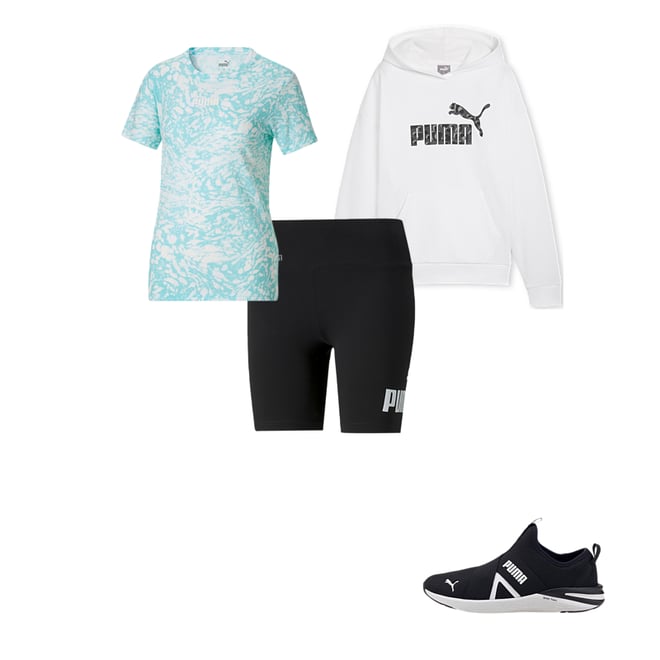 Puma Mujer Ess + Colourblock Leggings Essentials Deportivos Pantalón  Chándal