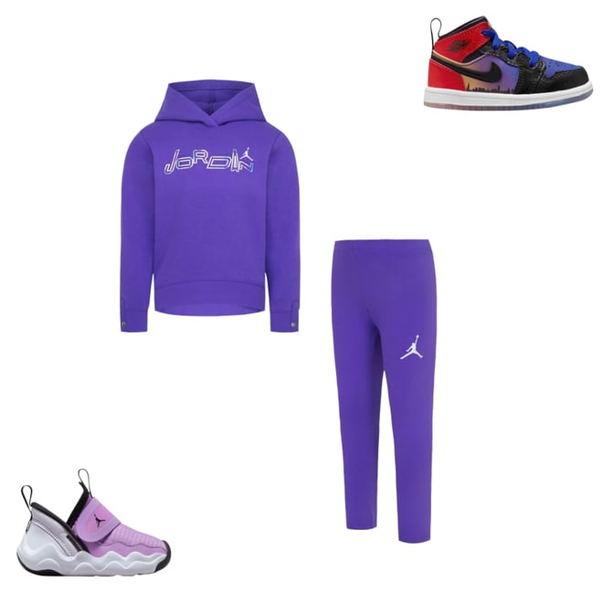 Purple cheap jordan sweatsuit