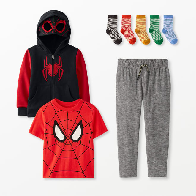Marvel Miles Morales Hoodie In French Terry