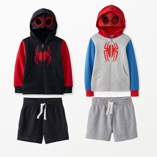 Marvel Miles Morales Hoodie In French Terry