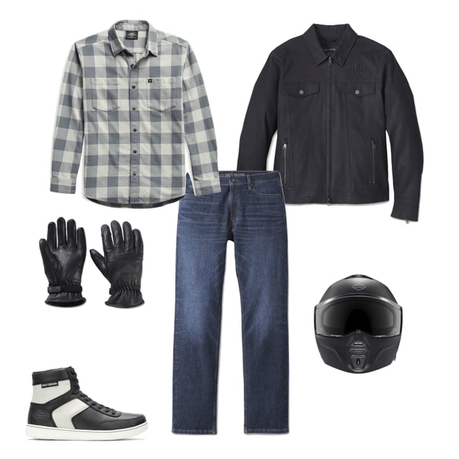 Men's #1 Logo Plaid Shirt | Harley-Davidson USA