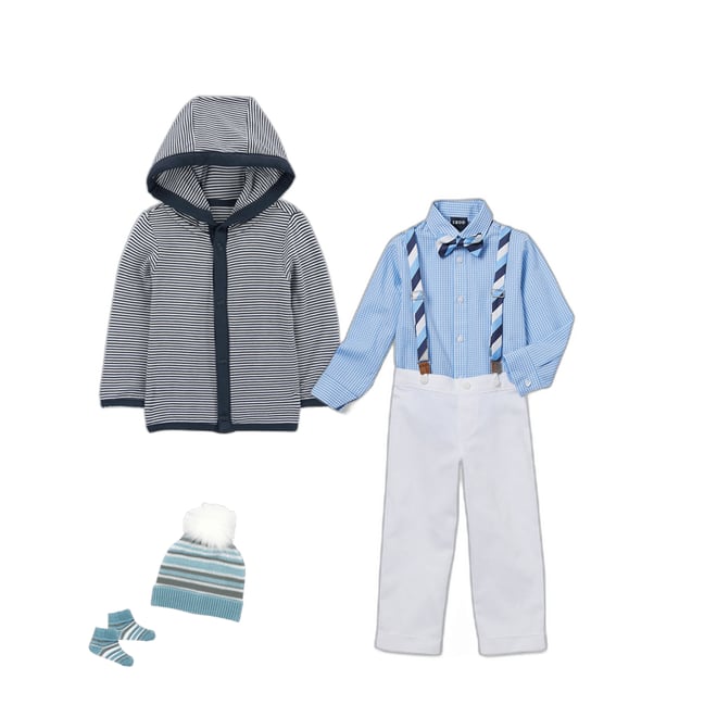 Carter's Baby Boys Hooded Long Sleeve Cardigan, Color: Blue - JCPenney