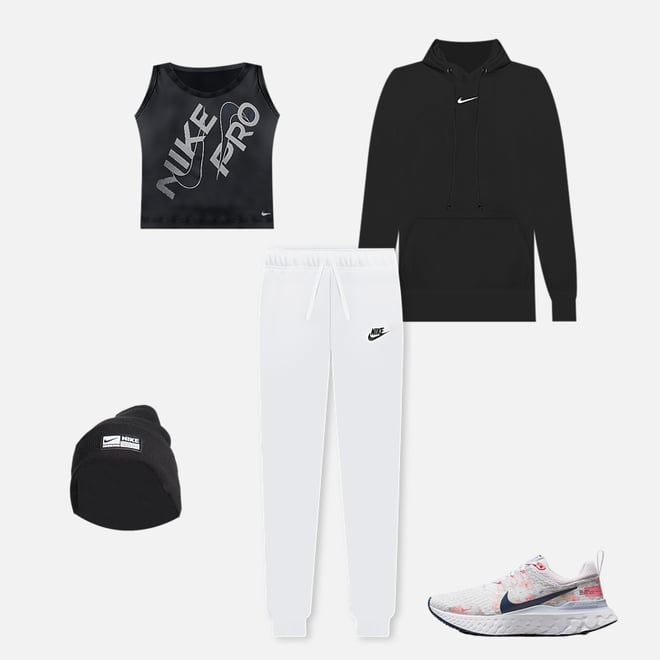 Nike Sportswear Club Fleece Dq5191-010 Black Mid-rise Joggers Ncl473