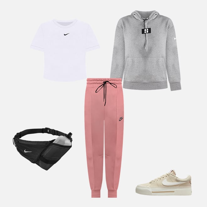 Pink Nike Sweatpants Outfit