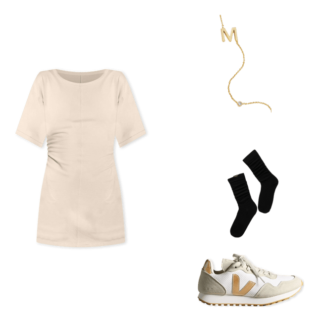 The Field Day Short-Sleeve Relaxed T-Shirt Dress