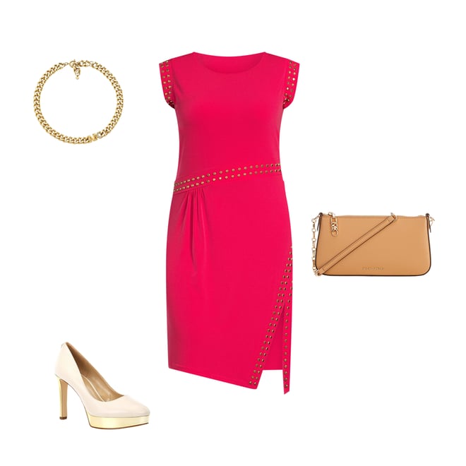 Michael kors on sale studded sheath dress