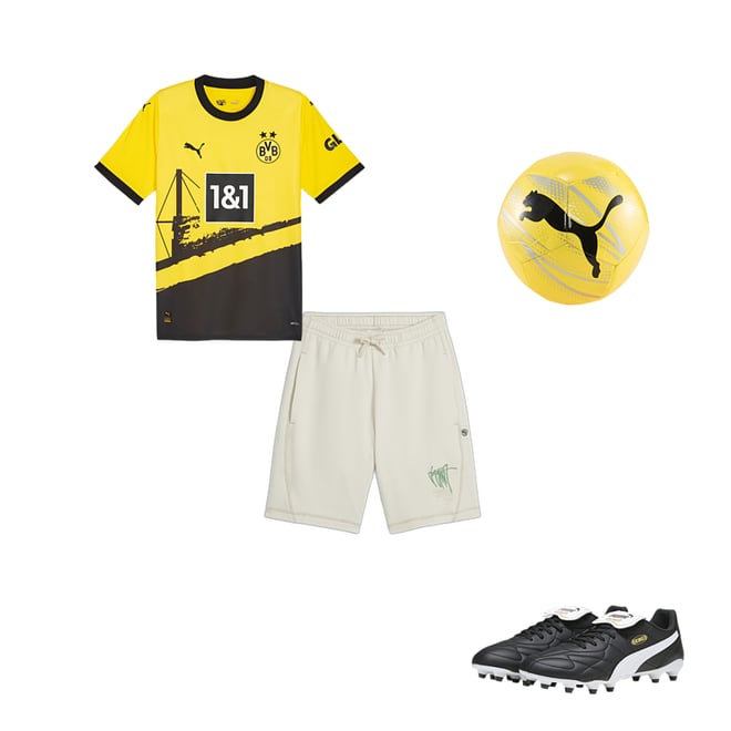 Camiseta Local Borussia Dortmund 23/24 para Hombre | Amarillo | Puma