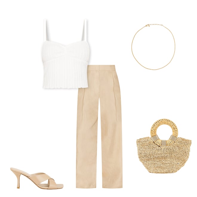 2nd bundle featuring 4 items which compliment Linen Highrise Trousers