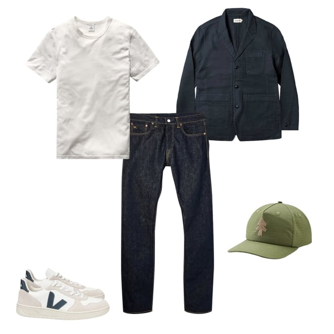 RRL Slim Fit Selvedge Denim Jeans - Once Washed | Jeans
