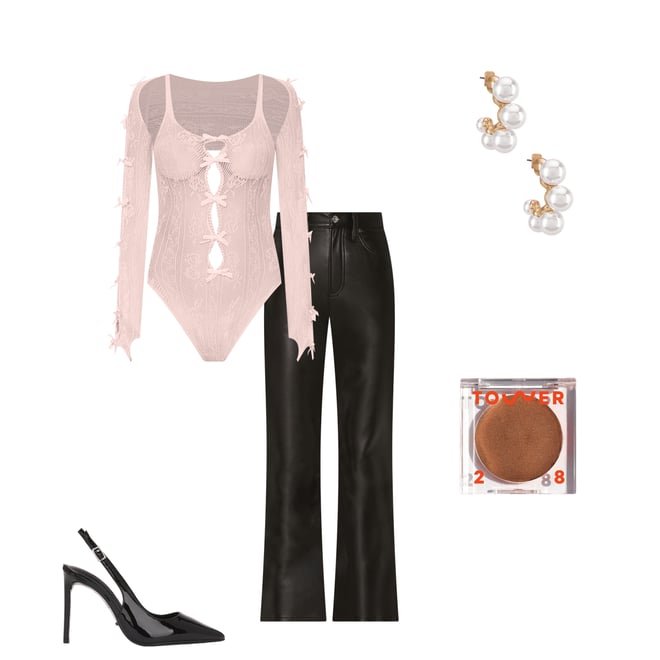 3rd bundle featuring 4 items which compliment Recycled Leather Relaxed Boot Pant