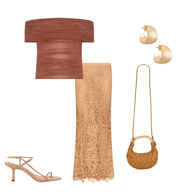 3rd bundle featuring 4 items which compliment Orla Weave Handbag