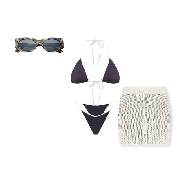 6th bundle featuring 3 items which compliment Coast Is Clear Skirt