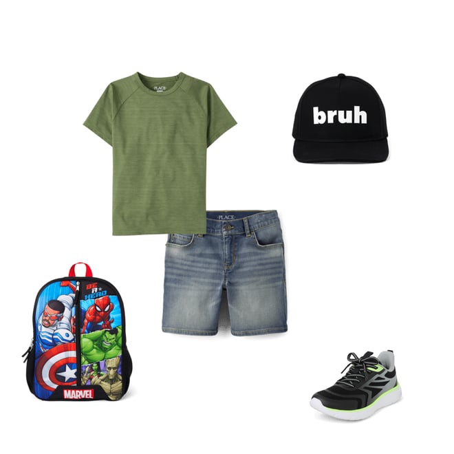 6th bundle featuring 4 items which compliment Boys Denim Shorts