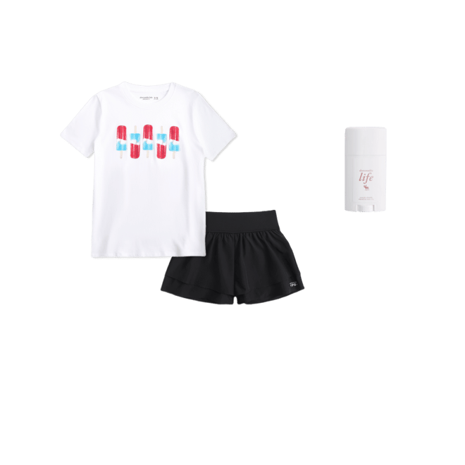 oversized usa graphic tee