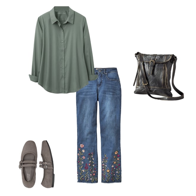 Walk in the Wildflowers Ankle Jeans
