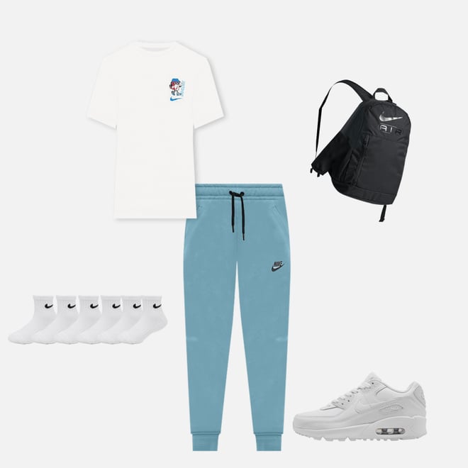 Nike tech shops youth fleece joggers bundle